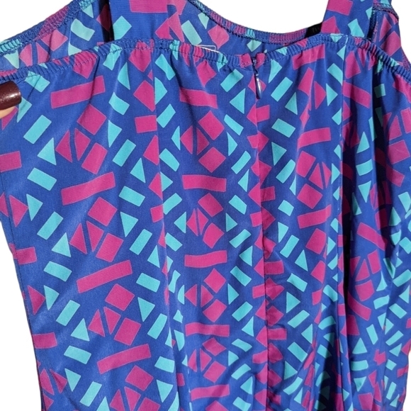 Everly A-line geometric dress - Picture 12 of 13